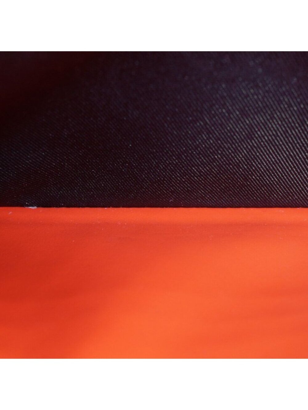 Louis Vuitton Pochette Voyage MM Clutch Black Gray Orange - Picture 7 of 9